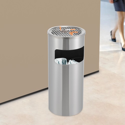 Pattumiera acciaio inox 30l - in,