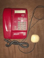 Telefono Sirio 2000 telecom rosso, funzionante