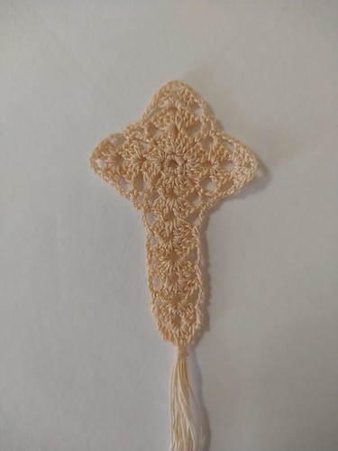 Handmade crochet lace - crochet, cross