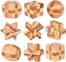 Set 9 Rompicapo Legno, Gioco