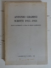 Scritti 1915-1921. Antonio Gramsci ed. I quaderni de "Il corpo" 1968 (1)