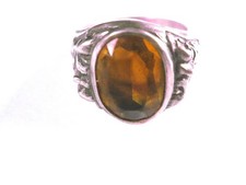 Antico Anello Argento 835 Con