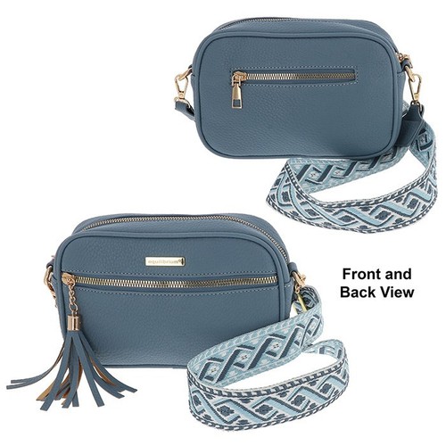 Cross body shoulder bag - shoulder, blue