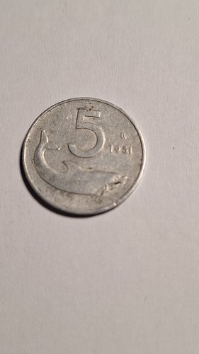 Moneta lire rara - rara, 1951