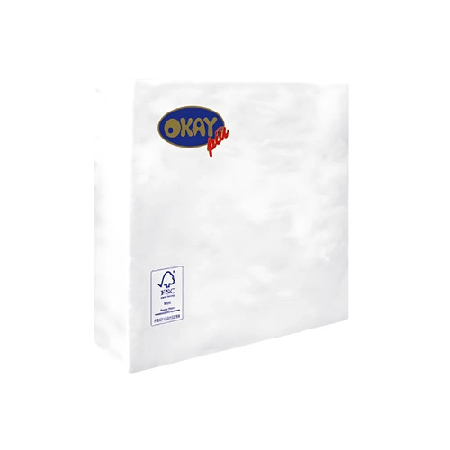 Tovaglioli bianchi 33x33cm - 33x33cm, 2