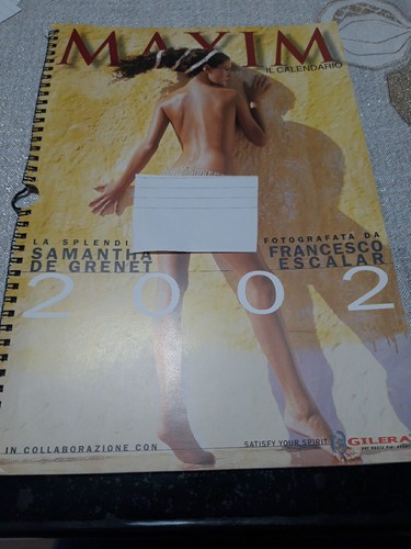 Calendario maxim 2002 samantha - 2002,