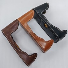 Mezza custodia in pelle per
