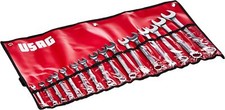 Set di 16 chiavi combinate da 6 a 24 mm Usag 285 J/B16 con borsa avvolgibile