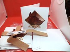 12 biglietti di auguri bianchi