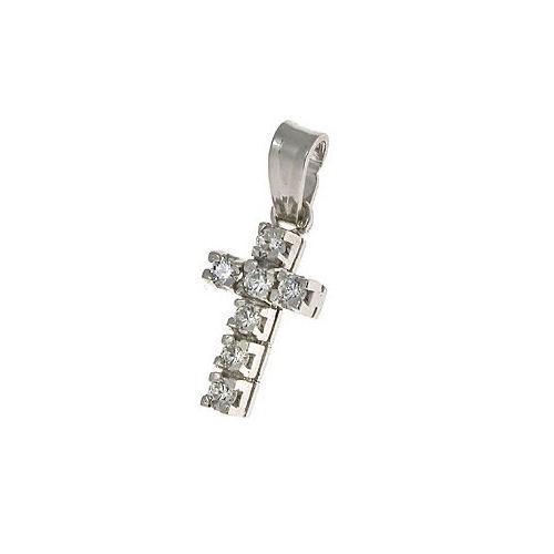 Croce oro pendente kt - 18,