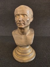 Statua Busto Testa di Cicerone in Bronzo del Fine 800