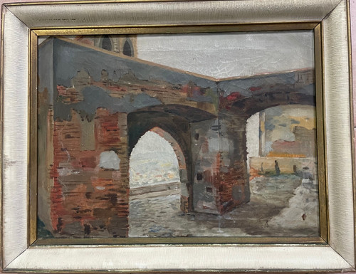 Dipinto olio tela anni - dipinto,