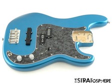 USA Fender Tony Franklin basso di precisione CORPO CARICO Nitro Lake Placid blu!