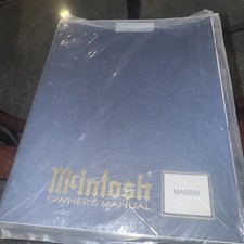 McIntosh MA6900 Owners Manual