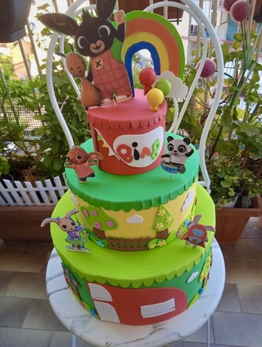 Torta scenografica bing - scenografica,