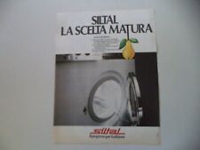 advertising Pubblicità 1980 LAVATRICE SILTAL