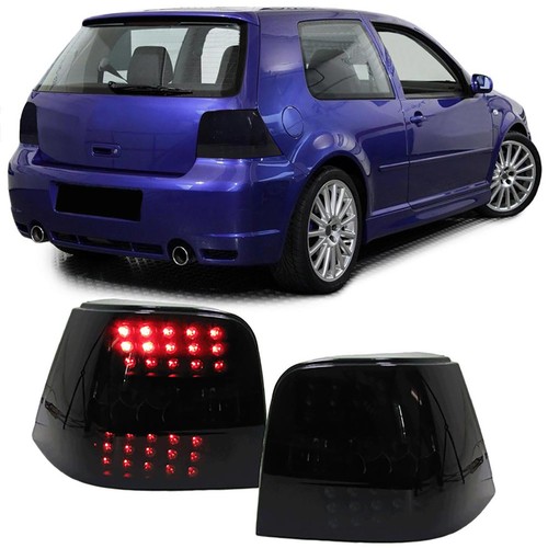 Feux arrière led noir fumé - led,