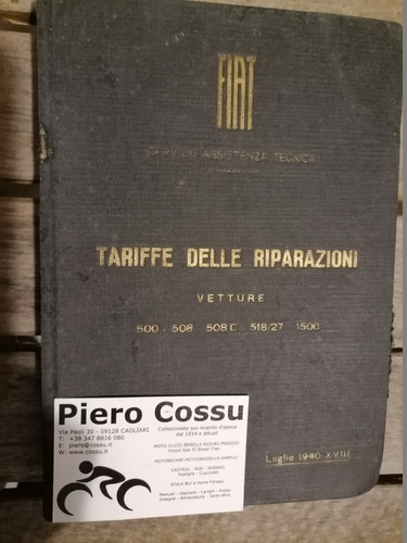 Catalogo fiat ricambi tariffa - *catalogo,