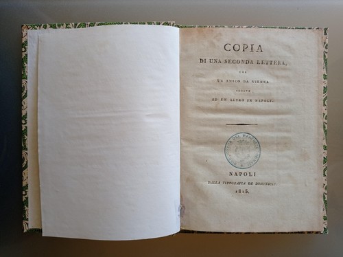 Copia una seconda - una, lettera