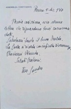 Collezione lettere autografe di Sandro Pertini alla cugina Mary Ighina