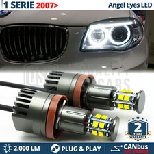 ANGEL EYES LED H8 PER Serie 1 E87 E88 E81 E82 da 2007 Luci Posizione CANbus 120W