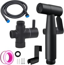 Shattaf Bidet doccetta a mano in acciaio inox, spruzzatore per WC