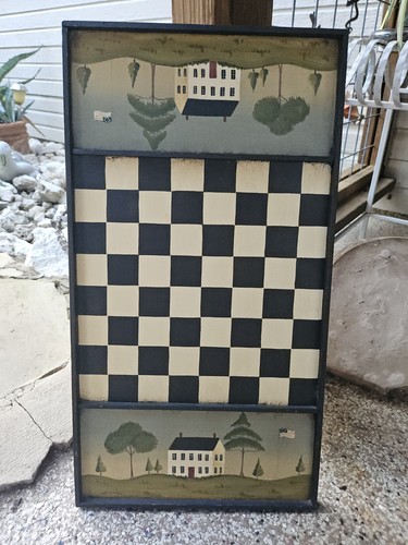 Scacchiera vintage american - scacchiera,