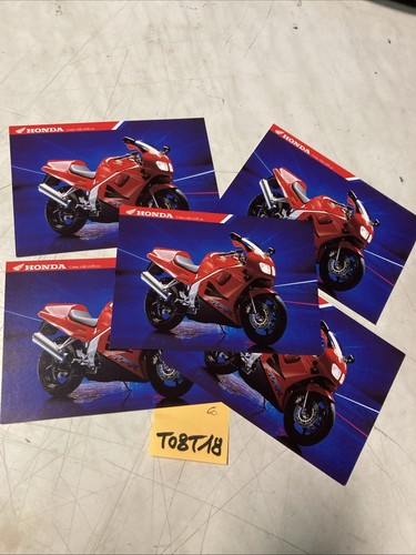 Honda vfr750f moto cartolina - honda,