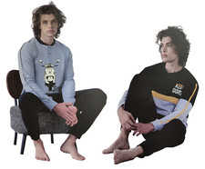 Pigiama uomo invernale caldo cotone tuta casa serafino Oro Nero taglie 3XL 4XL