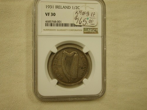 1931 irlanda ngc - 1931, 1/2c
