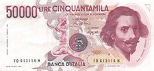 Italy  100,000  Lire  D