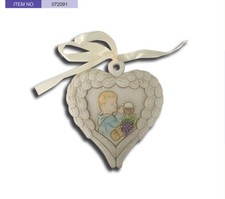 CUORE 8X1X7,5 cm12 PZ CALICE PRIMA COMUNIONE BIMBO BOMBONIERA GADGETS COD.072091