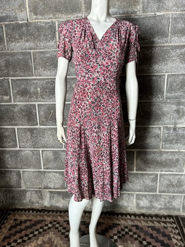 Abito vintage anni crepe - 40,