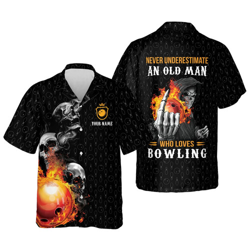 Camicia hawaiana teschio