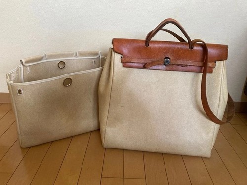 Hermes herbag con lucchetto - hermes,