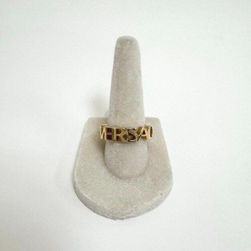 Anello versace logo lettering - anello,