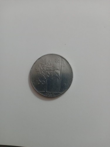 Moneta 100 lire del 1957 - moneta,