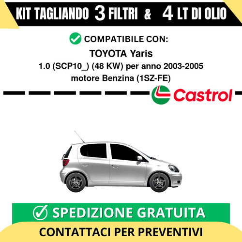 Tagliando per toyota - tagliando, 1.0