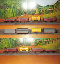 Rivarossi HO lotto 1, 4 carri merci 2005, 2001, 50 e 2004