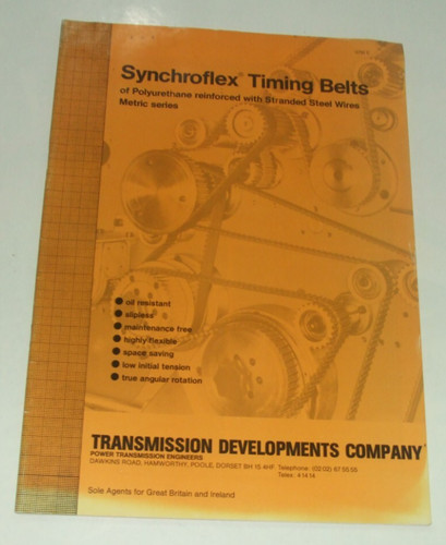 Brochure vintage cinghie - brochure,