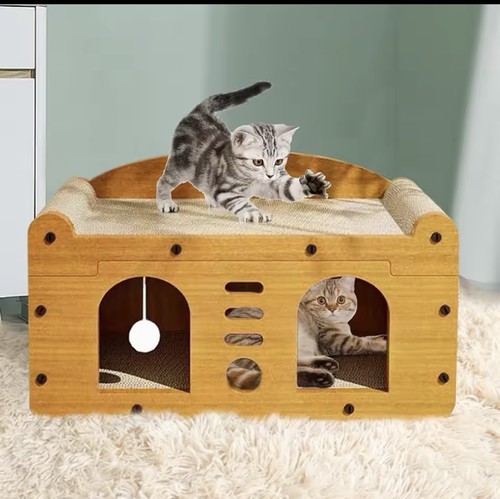 Tiragraffi per gatti legno - tiragraffi,