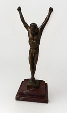 ? Scultura Attardi Ugo bronzo a cera persa 42 cm  "Per la vita"  No Ugo Nespolo