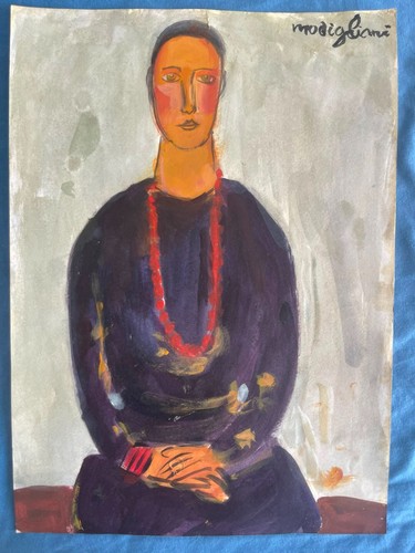 Modigliani quadro disegno - modigliani,