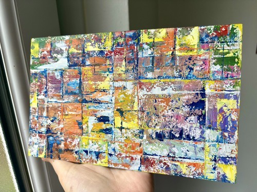 Quadro olio astratto