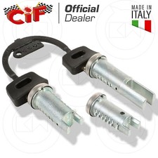 KIT SERIE COMPLETA SERRATURA BAULETTO ANTERIORE STERZO SELLA PIAGGIO VESPA HP 50