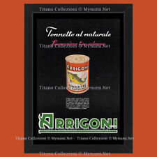 Anni '50  * Pubblicità Originale "Arrigoni, Tonnetto al Naturale" Cornice