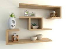 Mensole parete legno su - in,
