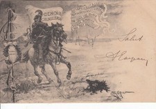 A2224) MILANO, REGGIMENTO GENOVA CAVALLERIA. VIAGGIATA.