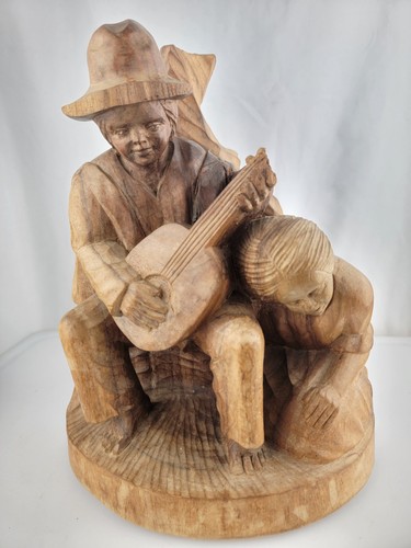 Baule legno intagliato a - intagliato,