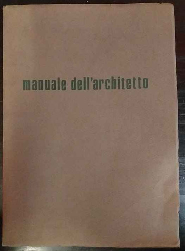 Manuale dell architetto - dell'architetto,